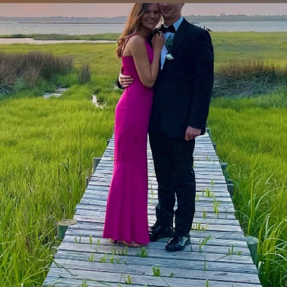 Nicole Miller Dresses & Skirts - Nicole Miller Pink Formal Gown. Worn once. Dry cleaned after.